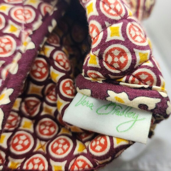 Vera Bradley Purse Bag Set Y2K Cosmetic Case Glasses Sleeve VTG Retired Pattern - Picture 4 of 5